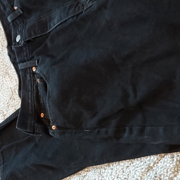 LEVI mens Black JEANS size 38 - Picture 3 of 5